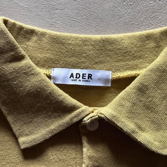ader error yellow polo sweater - Picture 3 of 3
